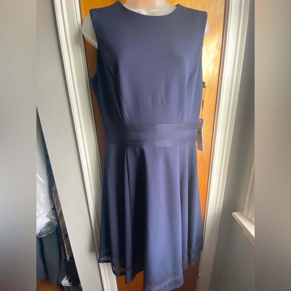 Ladies Navy Blue Dress